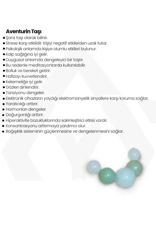 azy yazal azyyazal9991 925 Ayar Aventurin Kalp Gümüş Kolye
