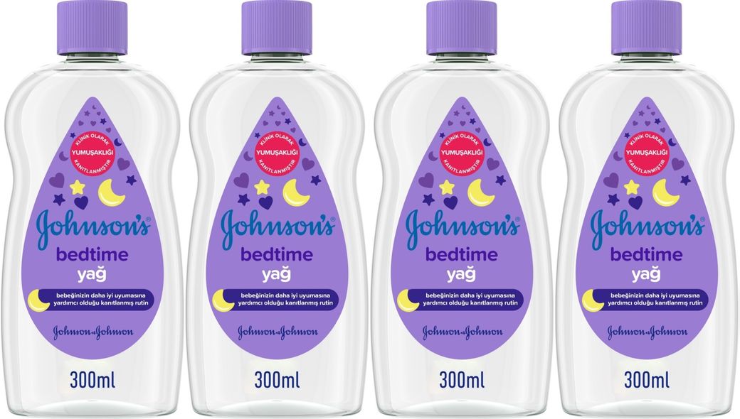 Baby Bebek Yağı 300ML Bedtime (Uyku Rutini) (4 Lü Set)