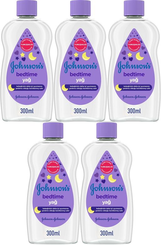 Baby Bebek Yağı 300ML Bedtime (Uyku Rutini) (5 Li Set)
