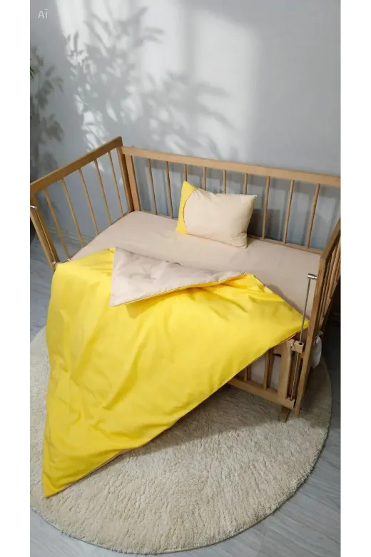 Baby Clime 5USR-90130-1 5 Parça Bebek Ve Çocuk Uyku Seti - 90X130 Yorgan - Beşik Ve Park Yatak Ölçülerine Uyumlu