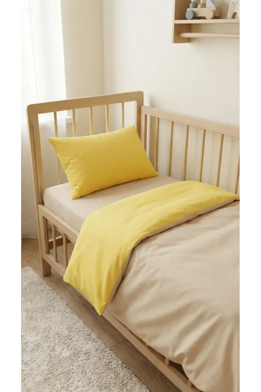 Baby Clime NVTK3-90130-1 3 Parça Bebek Ve Çocuk Nevresim Takımı - 90X130 Yorgan Kılıfı, Yastık Kılıfı Ve Çarşaf