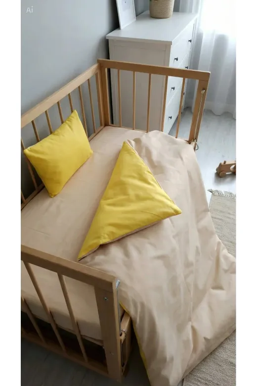 Baby Clime NVTK3-90130-1 3 Parça Bebek Ve Çocuk Nevresim Takımı - 90X130 Yorgan Kılıfı, Yastık Kılıfı Ve Çarşaf