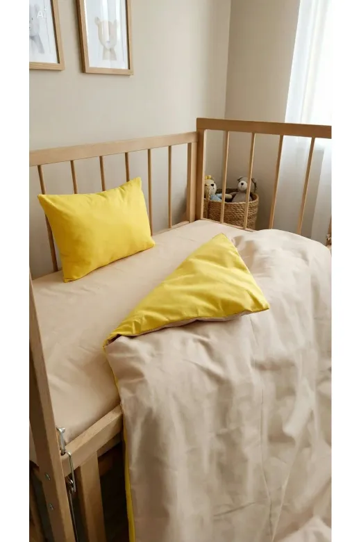 Baby Clime NVTK3-90130-1 3 Parça Bebek Ve Çocuk Nevresim Takımı - 90X130 Yorgan Kılıfı, Yastık Kılıfı Ve Çarşaf