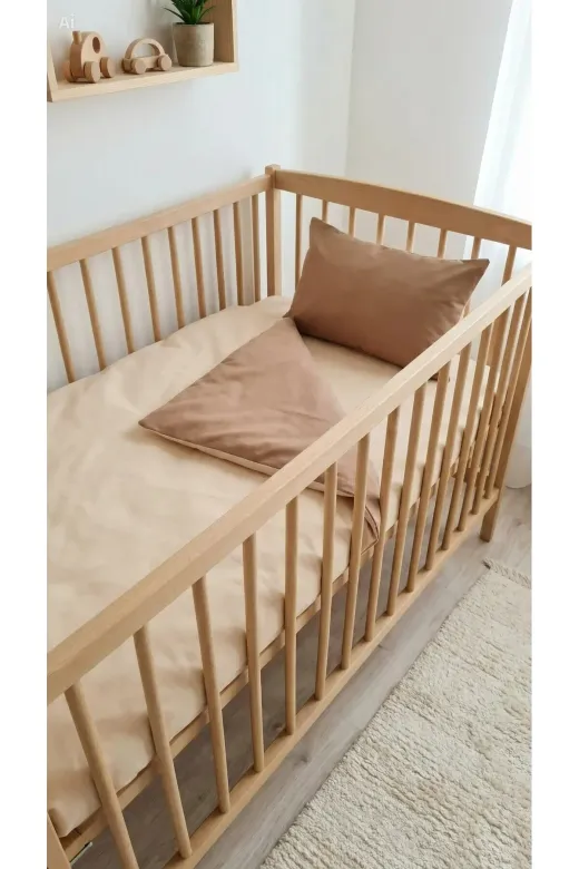 Baby Clime NVTK3-90130-1 90X130 Bebek Nevresimi 3 Parça – Yorgan Kılıfı, Yastık Kılıfı Ve Çarşaf