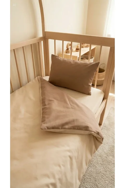 Baby Clime NVTK3-90130-1 90X130 Bebek Nevresimi 3 Parça – Yorgan Kılıfı, Yastık Kılıfı Ve Çarşaf