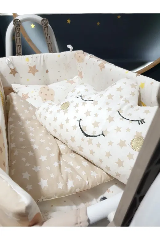 Baby Clime USR-4585-2. 45X85 Bebek Uyku Seti - Portatif Anne Yanı Sallanan Beşik İçin (Beşik Hariçtir)