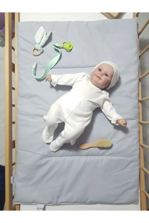 Baby Clime USR-5LİPORTATİF Portatif Beşiklere Uygun 5 Parça Uyku Seti %100 Pamuk Anne Yanı Beşik Ve Sepet Beşik İçin