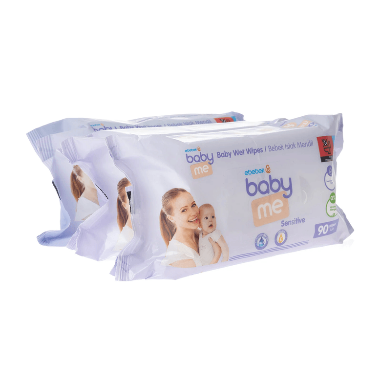 Baby Me fgdgdf95hjhg Sensitive Islak Mendil 3X90 Adet