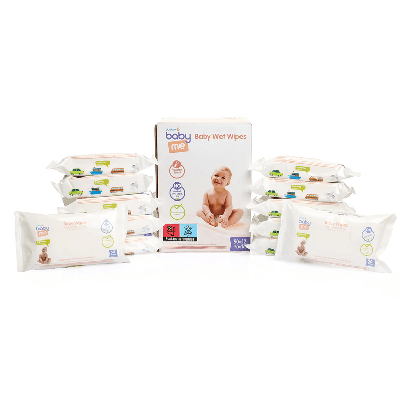Baby Me gdgd203ghg Pudralı Günlük Temizleme Mendili 12X50 Adet