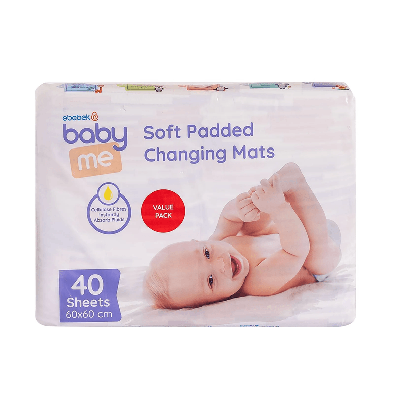 Baby Me GHFFHGF349JÖKÖHK Pofuduk Alt Değiştirme Örtüsü 60X60 Cm 40 Adet