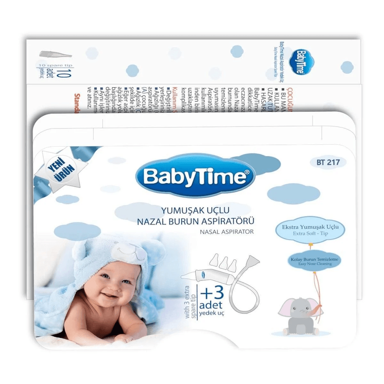 Baby Time 5250054 Babytime Bt217 Yumuşak Uçlu Burun Aspiratörü