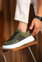 Bağcıklı Erkek Sneaker Haki