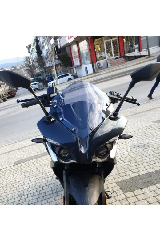 Bajaj Pulsar RS 200 Ön Cam 2015-2026 Model 33cm Füme Renkli 4mm SPORTİF