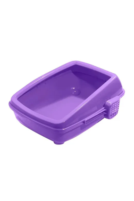 Balance Life 105B847720245812831 Açık Kedi Tuvalet Kum Kabı Mor 17*37*50 Cm