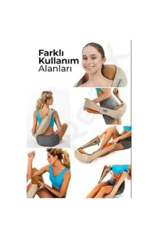 Balance Life GROUP-2580319 Mey İthalat® Ovmalı Isıtmalı Boyun Sırtbel Omuz Cihazı Bacak Masaj Aleti