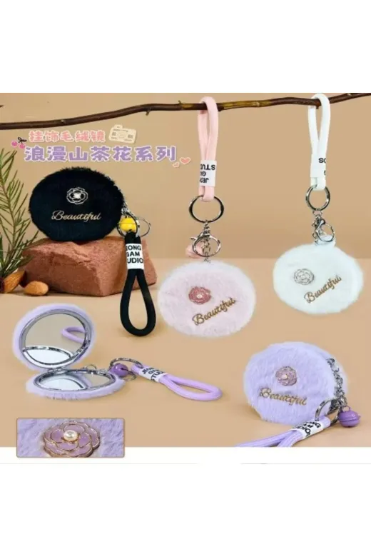 Balance Life GROUP-2580409 Mey İthalat® Peluş Tasarımlı Ayna