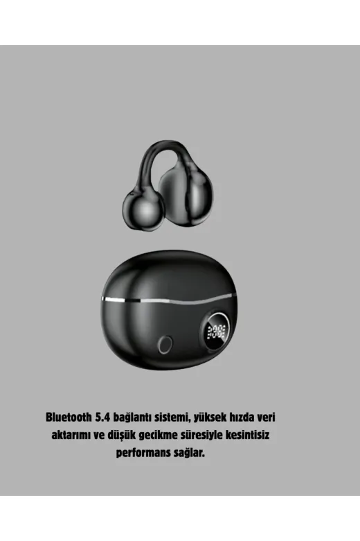 Balance Life GROUP-2587296 Mey İthalat® Kablosuz Açık Kulak Kulaklık Bluetooth 5.4 Type-C Hızlı Şarj 30 Saat