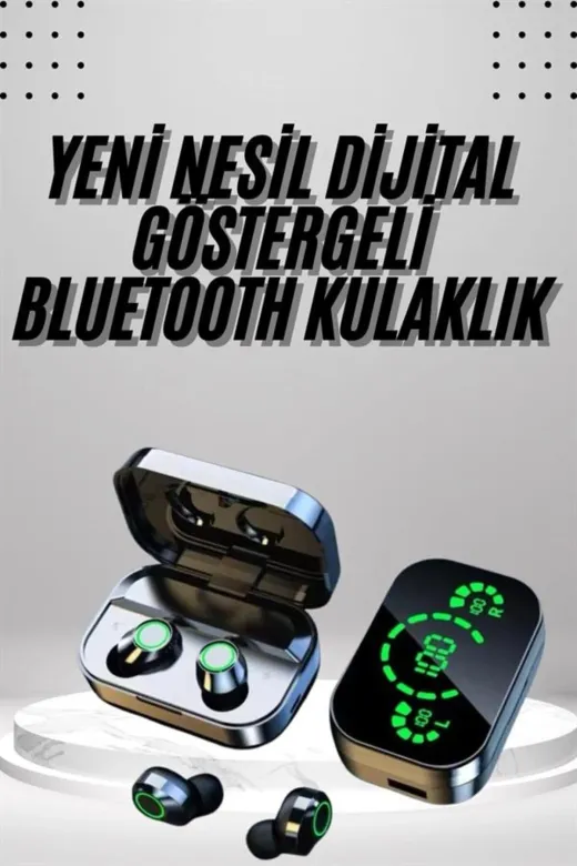 Balance Life GROUP-2588457 Mey İthalat® 2025 Model Bluetooth Kulaklık Telefon Şarj Edebilen Çağrı Cevaplama Dijital Göstergeli