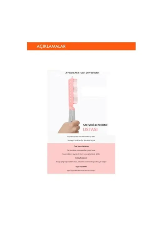 Balance Life GROUP-2588499 Mey İthalat® Saçlara Hacim Veren Kolay Şekillendirme Fırçası