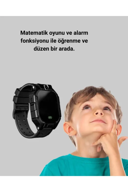Balance Life GROUP-2588937 Mey İthalat® S10 Akıllı Çocuk Saati Siyah Model Çift Yönlü Konuşma Ve Sos