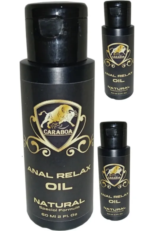 Balance Life GU-EYF-11645-BLN Caraboa Kadınlar Ve Ap.erkekler Için Analrelax Oil 3 Adet Lubricantanalrahatlatıcı Kasgevşetici Kayd