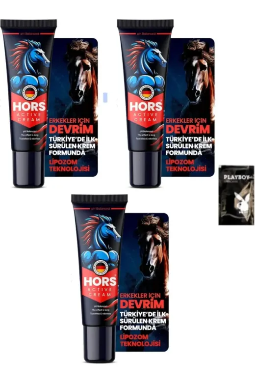 Balance Life GU-EYF-11963-BLN Hors Active Cream P.enis Kremi 50Ml 3 Adet + 1 Adet Jel