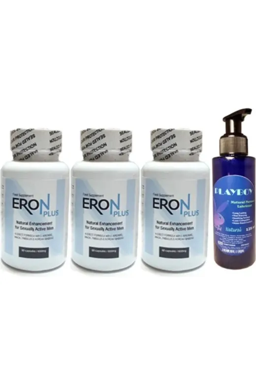 Balance Life GU-EYF-13355-BLN Playboy Ontic Playboy Lubricant 125 Ml Jel +3 Adet Eron Plus 60Li Erkeklere Özel