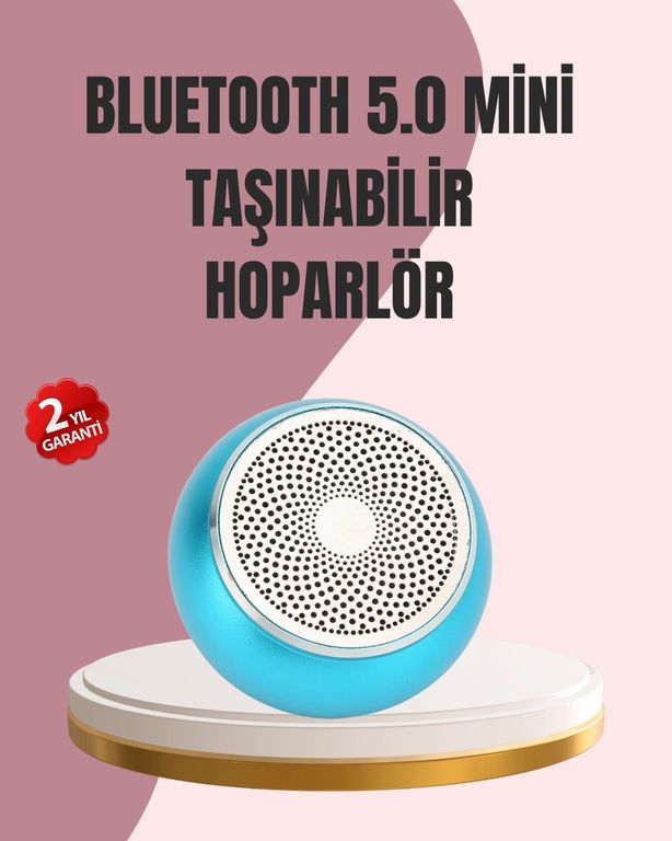 Balancelife 125024655 Mey İthalat Mini Bluetooth Speaker Uzun Pil Ömrü, Şık Ve Hafif Tasarım Çok Renkli