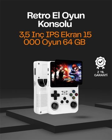 Balancelife 129418362 Mey İthalat Taşınabilir Retro Oyun Konsolu 15.000 Oyun, 64 Gb Depolama, Ips Ekran Çok Renkli