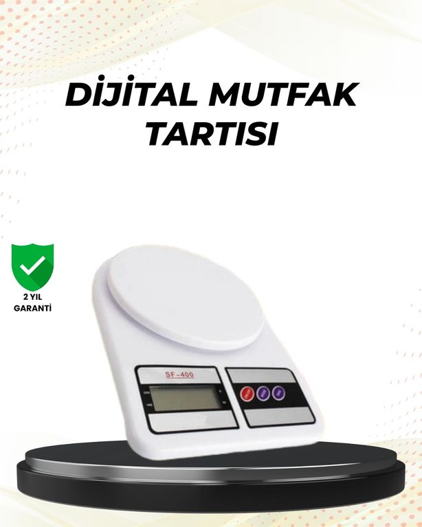 Balancelife 133507710 Mey İthalat Taşınabilir Dijital Terazi Çift Ölçü Birimi Destekli