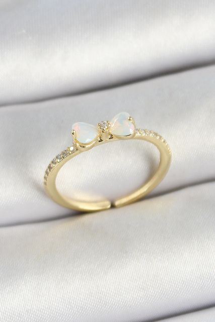 Balancelife BYK3764-BLNC Pirinç Fiyonk Figürlü Zirkon Taşlı Gold Renk Ayarlanabilir Kadın Yüzük Çok Renkli 36012195