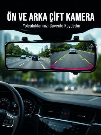 Balancelife MEYTDUCZZTSAYNACARPLAY-1-BLMY Mey İthalat Ayna Carplay Dokunmatik Araç Multimedya Ekranı Ön Arka Kameralı Diğer