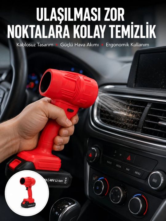 Balancelife MEYTDUCZZZHAVAÜFLEME-7-BLMY Mey İthalat Yüksek Hızlı Elektrikli Toz Temizleme Ve Üfleme Cihazı Yeni Nesil
