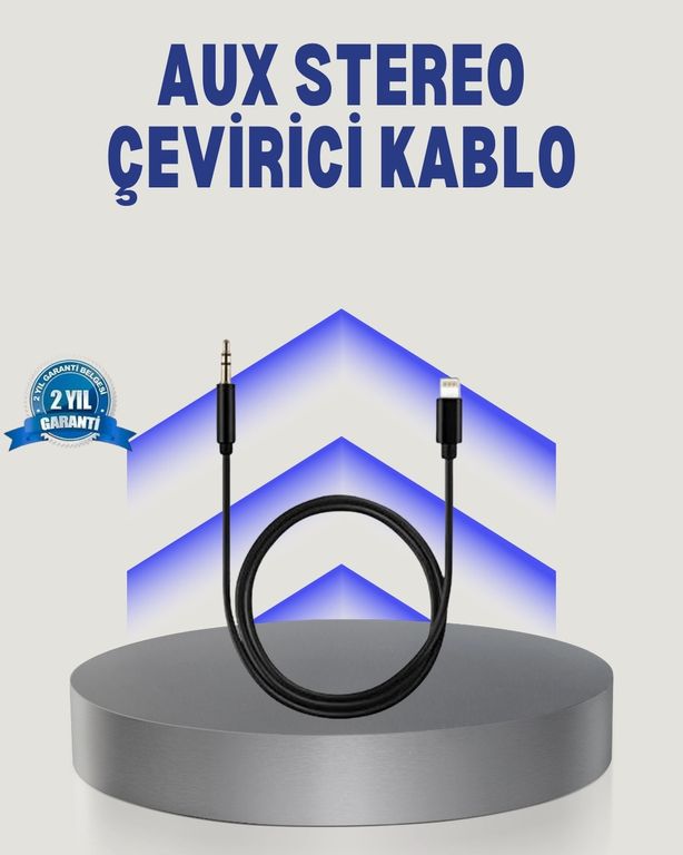 Balancelife MEYTDUCZZZİPHONEAUX-1-BLMY Mey İthalat İphone Lightning 3.5Mm Aux Çevirici Kablo Jh-023 Stereo Ses Aktarıcı