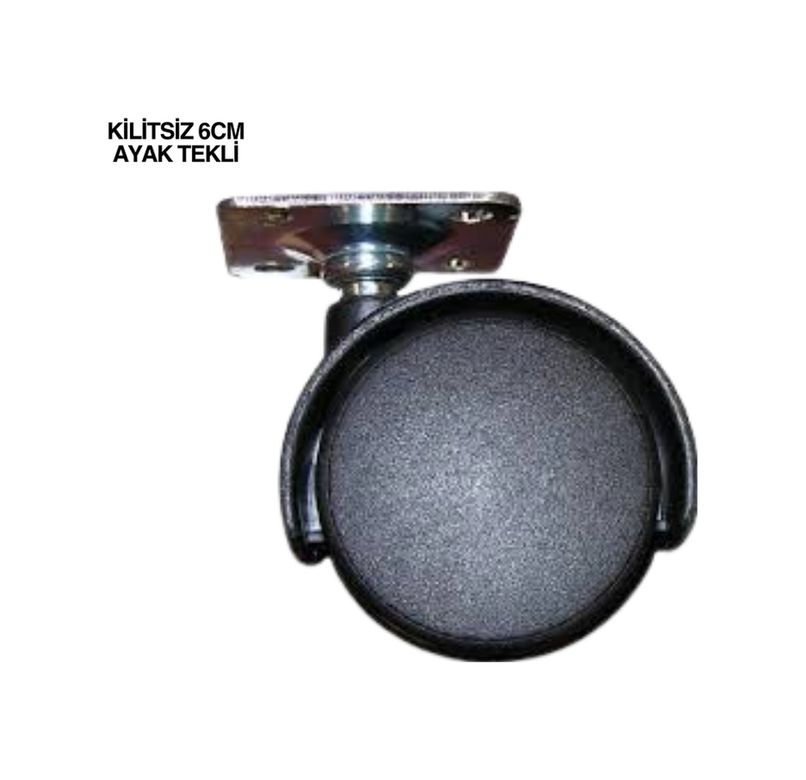 Balancelife MEYTDUCZZZKİLİTSİZ6CMAYAKK-5-BLMY Mey İthalat Kilitsiz 6Cm Ayak Tekli Çok Renkli