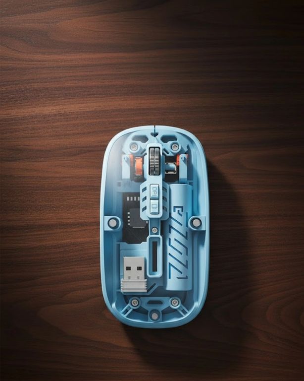 Balancelife MEYTDUCZZZM223MOUSEMAVİ-2-BLMY Mey İthalat Bluetooth 5.2 Destekli Mavi Pilli Kablosuz Mouse Diğer Çok Renkli