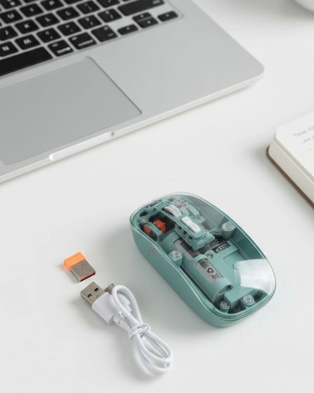 Balancelife MEYTDUCZZZM223MOUSEYEŞİL-4-BLMY Mey İthalat Pilli Kablosuz Mouse Bluetooth Ve Usb Uyumlu Sessiz Tıklama Diğer Çok Renkli