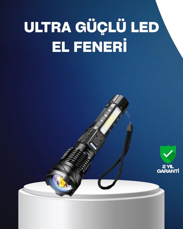 Balancelife MEYTDUCZZZPS2700-3-BLMY Mey İthalat Outdoor Ve Acil Durum İçin Güçlü Led El Feneri Çok Renkli 75450851