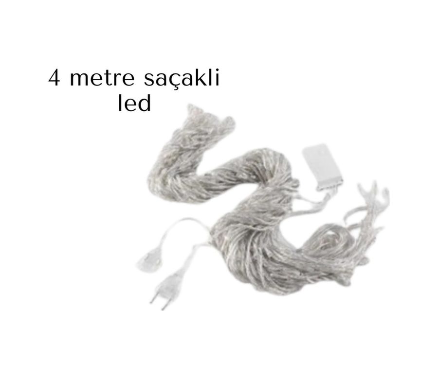 Balancelife MEYTDUCZZZSAÇAKLI4METREPERDELED-5-BLMY Mey İthalat Saçaklı 4 Metre Perde Led Çok Renkli