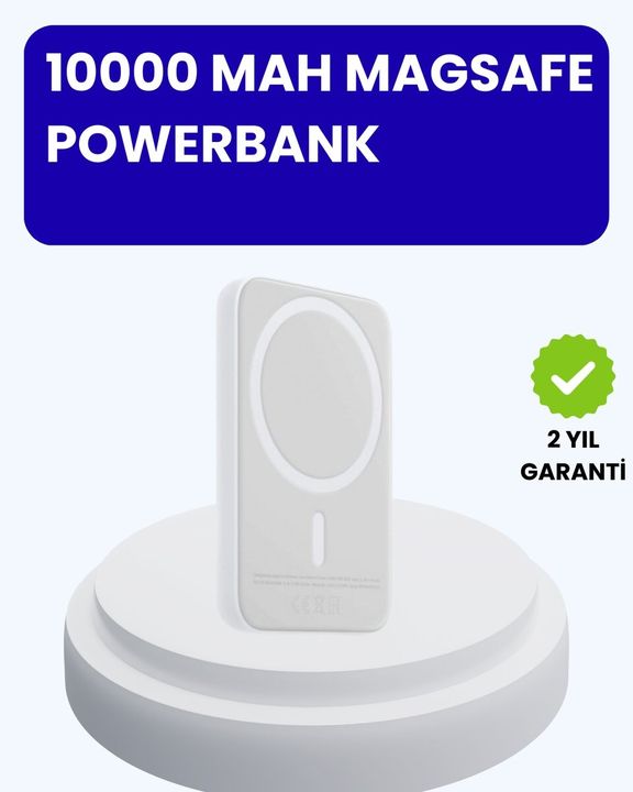 Balancelife TRİTHLTUCZZZ10.000MAHMAGSAFE15WHIZLIŞARJ-4-BLNCCC Magsafe Manyetik Powerbank İphone İçin Hızlı, Kablosuz Ve Güvenli Şarj Açık