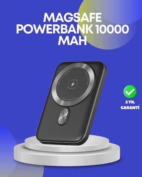 Balancelife TRİTHLTUCZZZPW115-3-BLNCCC 22.5W Hızlı Şarj Destekli Manyetik Powerbank Kompakt Tasarım Açık