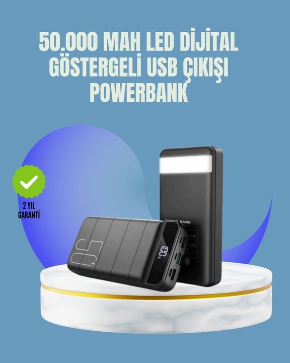 Balancelife TRİTHLTXUCZ50000MAHPOWERBANK-4-BLNCCC Tüm Cihazlarla Uyumlu 50.000 Mah Powerbank Yüksek Kapasiteli, Led Gösterge Ve Akıllı Koruma Fonksiyonlu Açık
