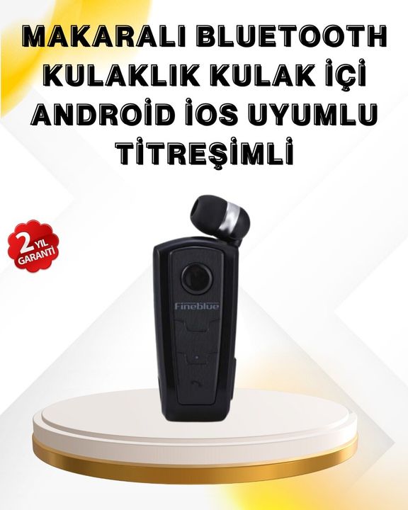 Balancelife TRİTHLTXUCZF910KULAKLIK-3-BLNCCC Gürültü Önleyici Fineblue F910 Bluetooth Kulaklık Klipsli Model Beyaz - Siyah