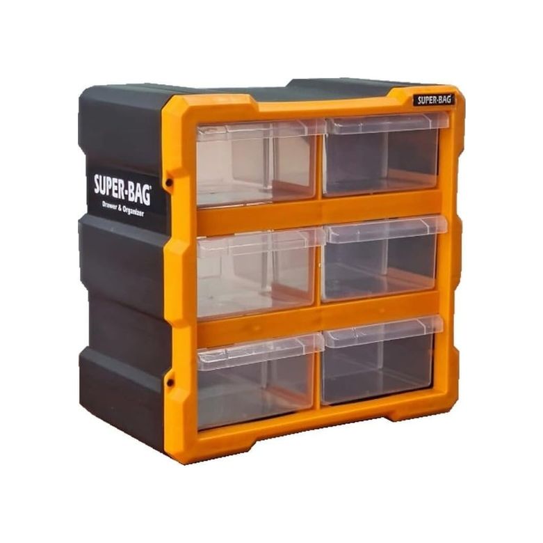 Baldacci 57855210121858980184975 Superbag Küçük Monoblok Çekmece 6Lı Açık Gri