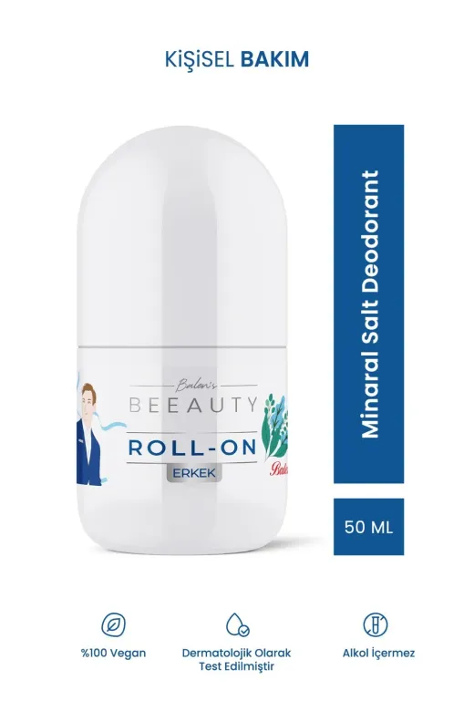 Balen's Beeauty M-41270 Balen’S Beeauty Erkek Mineral Salt Deodorant Roll-On * 50 Ml