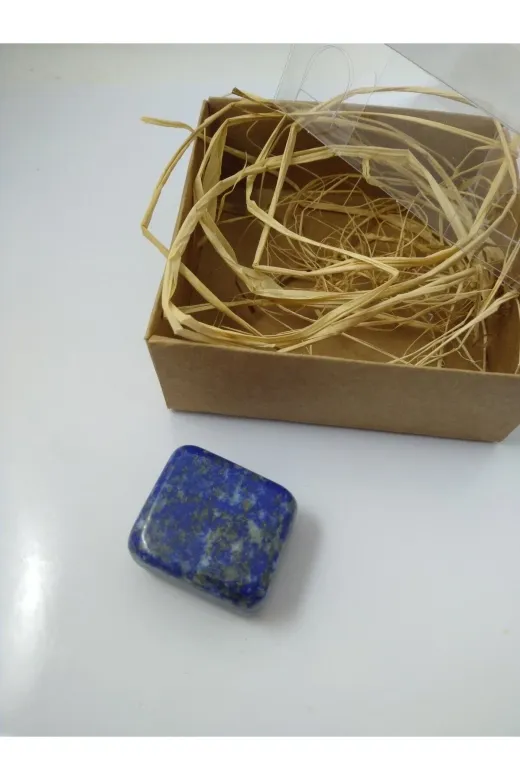 BalıkHediyelik BBL-LPS-1003-01 Lapis Taşı Biblo/ Ham Doğaltaş Biblo (30-35 Gr)