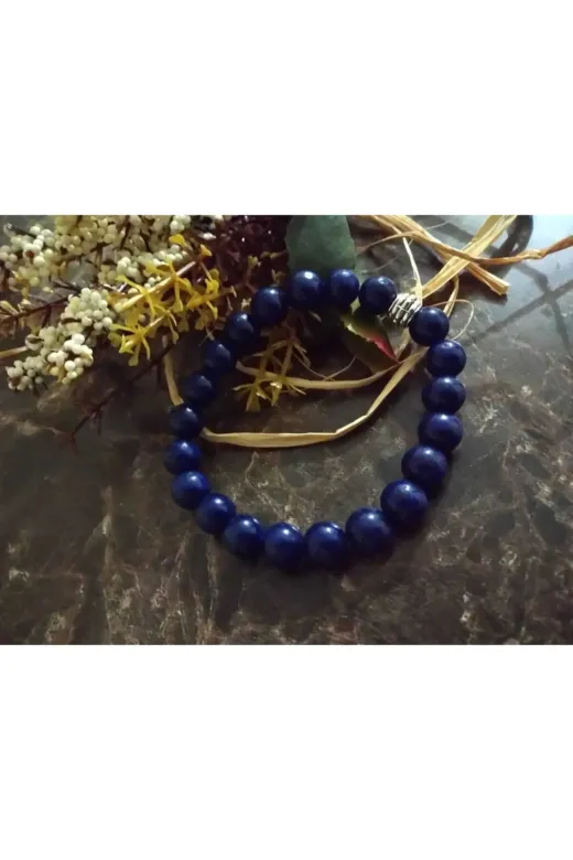 BalıkHediyelik BLK20-DBLKLK-1001 Lapis Lazuli Taşı/ Doğaltaş Unisex Bileklik Blk20-1001-01