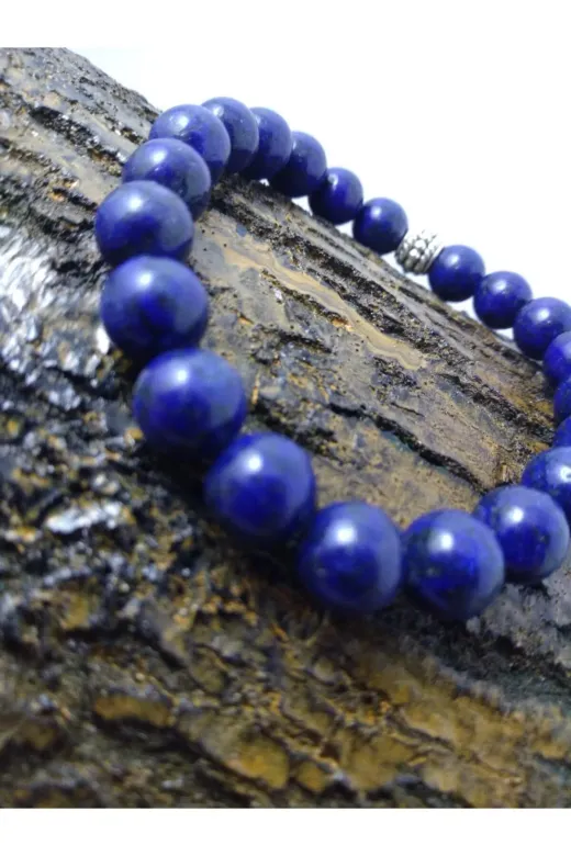 BalıkHediyelik BLK20-DBLKLK-1001 Lapis Lazuli Taşı/ Doğaltaş Unisex Bileklik Blk20-1001-01