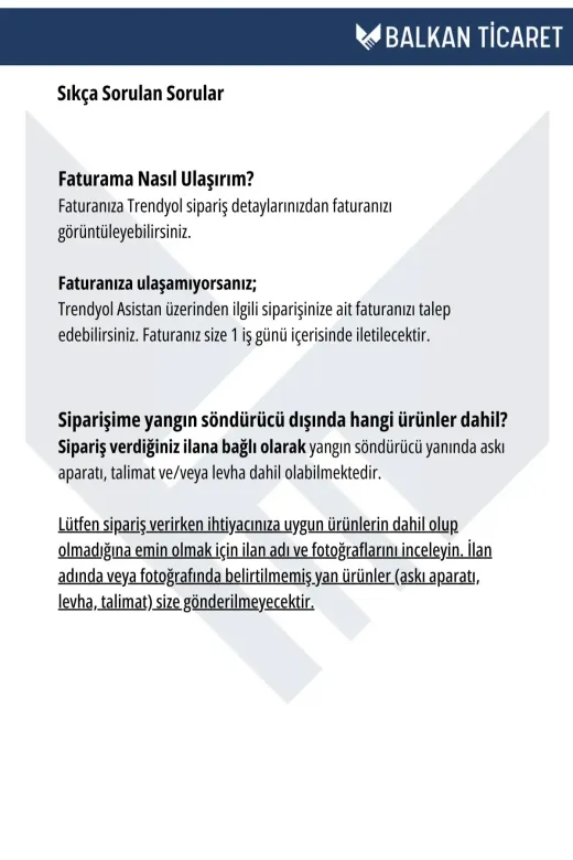 BALKAN YANGIN VE GÜVENLİK SİSTEMLERİ BALKANYANGIN66 6 Kg Köpüklü Yangın Söndürme Cihazı +Askı Aparatı