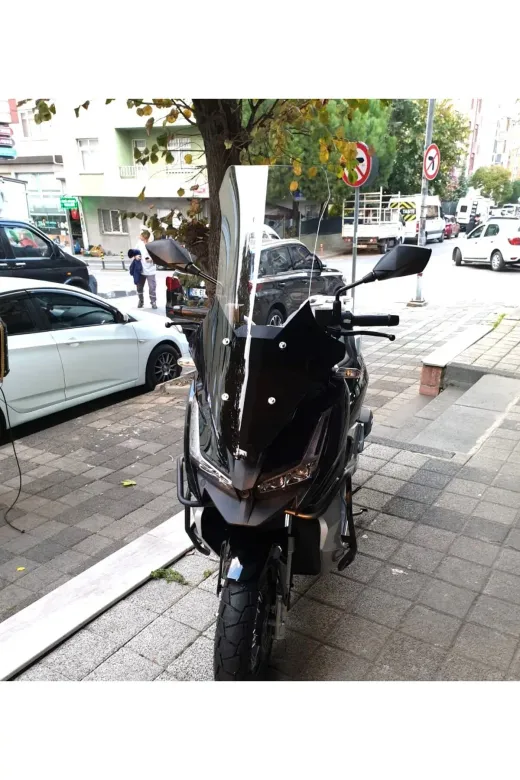 Barossa ADV 125 Ön Cam 2025-2026 Model 78cm Şeffaf Renkli 4mm UZUN